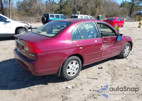 2003 Honda Civic Lx z USA, uszkodzony, nr VIN 2HGES16583H546636